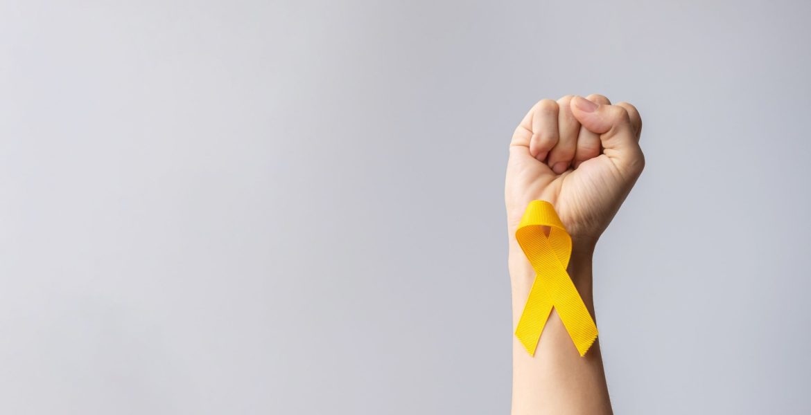 Yellow ribbon representing Suicide Prevention Day